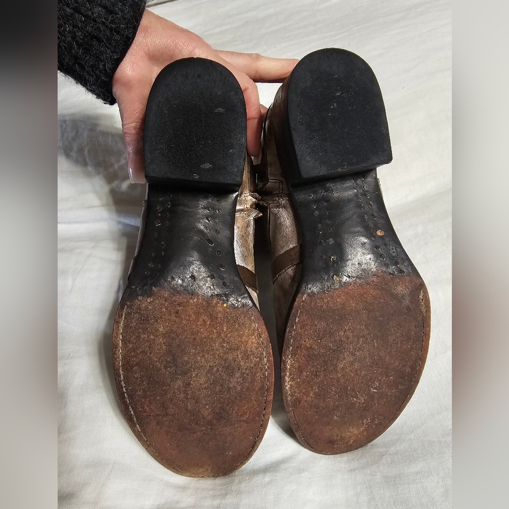Freebird Brown Ankle Boots - Picture 8 of 11